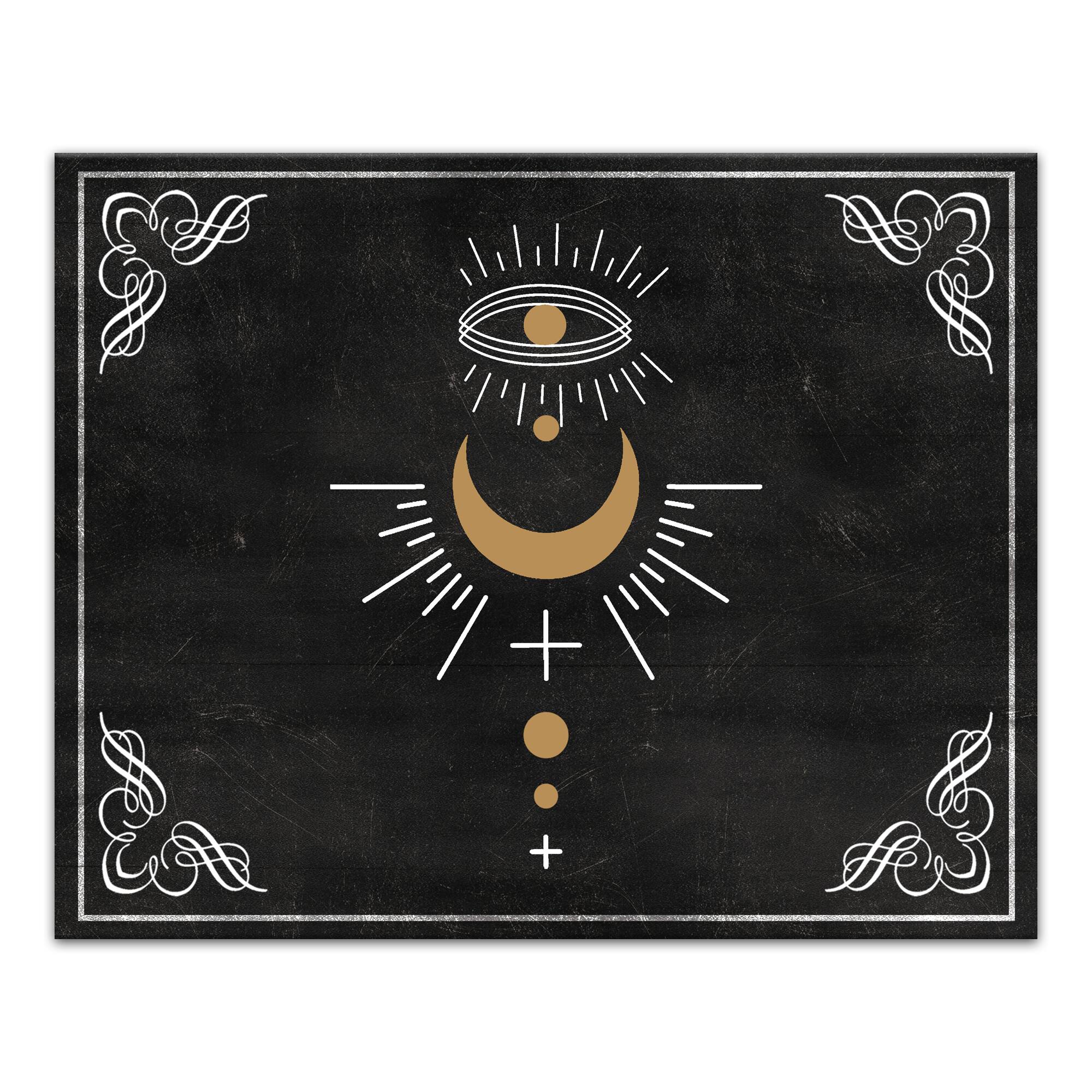 Eye Moon Boarder 8 16" x 20" Canvas Wall Art